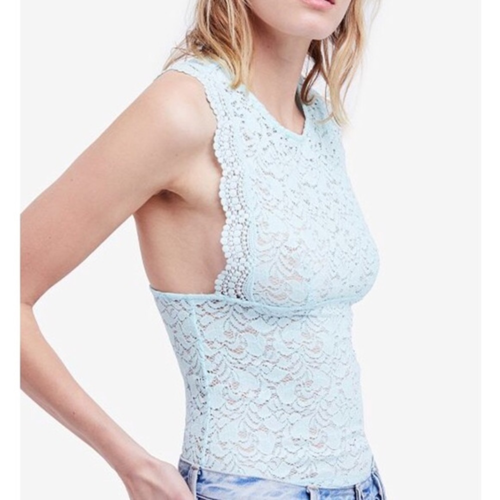 Free People Sure Thang Lace Tank